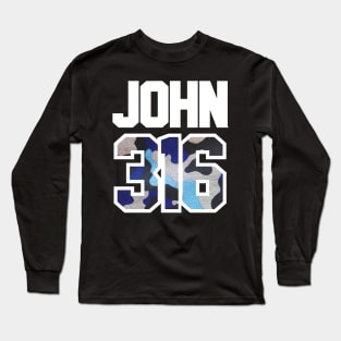 JOHN 3:16 Bible Verse Long Sleeve T-Shirt